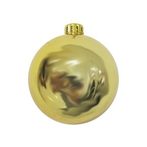 Bola de Natal 10cm Ouro Lisa 2 Un Matsumoto