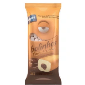 Bolinho Baunilha C/ Chocolate Capri Cx 10un x 35g