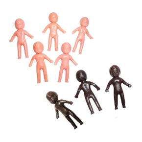 Boneca Xaxa Branca/Negra C/ 25un Letti