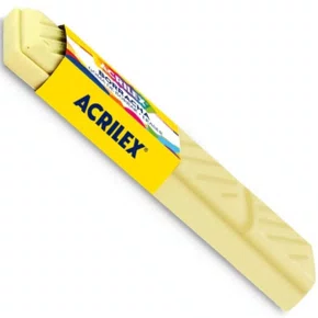 Borracha Barra de Chocolate Branco Acrilex