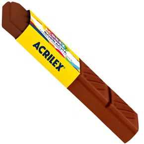 Borracha Barra de Chocolate Preto Acrilex