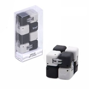 Borracha Escolar Cinza e Preto Antiestresse BRW