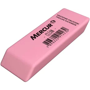 Borracha Escolar Rosa Unidade Mercur