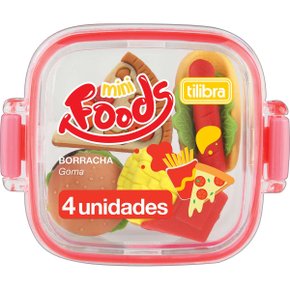 Borracha Na Lancheira Com 4 Unidades Foods Tilibra
