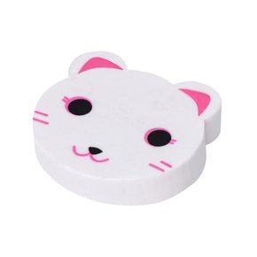 Borracha Plástica Zoo Branca Gatinha Brw