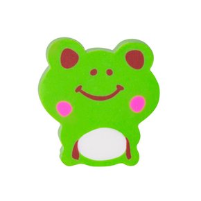 Borracha Ponteira Plástica Fantasia Verde Sapo Brw