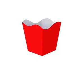 Cachepo Med Vermelho Montado Kaixote C/ 8un