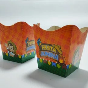 Cachepô Médio Junino 10 Unidades NC Toys