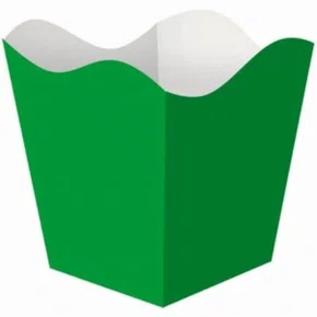 Cachepo Medio Verde Escuro Montado com 08 Un Kaixote