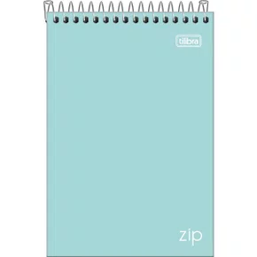 Caderneta Anotações 1/4 Cores 80 Fls Verde Zip Tilibra