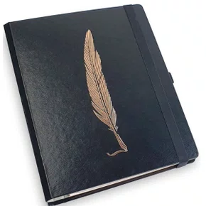 Caderno Argolado Planner Colegial 150fls Noir Otima