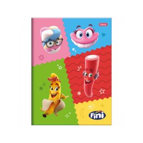 Caderno Brochura 1/4 Capa Dura 80 Folhas Colorido Fini Tilibra