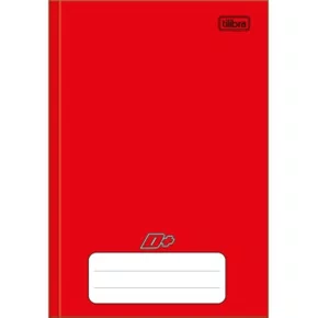 Caderno Brochura 1/4 CD 48fls Vermelho D+ Tilibra