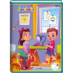 Caderno Brochura 1/4 Flexível 48 Fls Jandaia