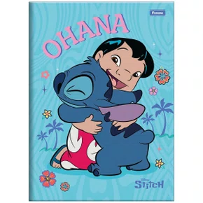 Caderno Brochura CD 1/4 Stitch Sortido 80 Folhas Foroni