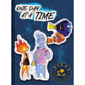 Caderno Brochura Colegial 160 Folhas Azul Elementos Nemo Pixar Animativa