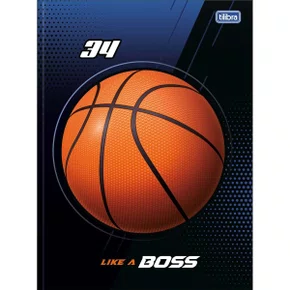 Caderno Brochura Colegial Score Basquete Boss  40 Folhas  Tilibra