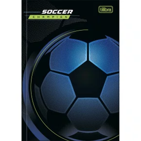Caderno Brochura Universitário Capa Dura 80 Folhas Azul Champion Score Tilibra