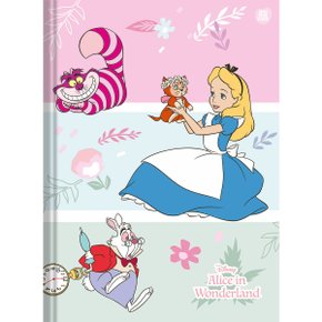 Caderno Brochura Universitário Capa Dura 80 Folhas Colorido Alice Animativa