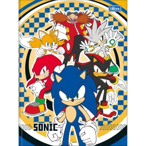 Caderno Brochura Universitário Capa Dura 80 Folhas Colorido Sonic Tilibra