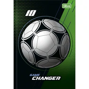 Caderno Brochura Universitário Capa Dura 80 Folhas Verde Changer Score Tilibra