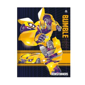 Caderno Brochurão Capa Dura 80 Fls Amarelo Bumble Transformers São Domingos