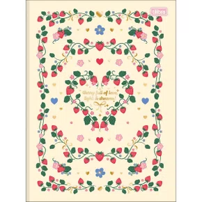 Caderno Brocurão Universitário Capa Dura 80 Folhas Amarelo Be Berry Tilibra