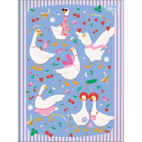 Caderno Brocurão Universitário Capa Dura 80 Folhas Azul Cindy Tilibra