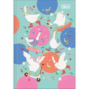 Caderno Brocurão Universitário Capa Dura 80 Folhas Verde Cindy Tilibra