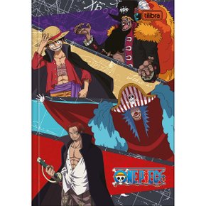 Caderno Com Brochura 1/4 Capa Dura 80 Folhas Colorido Yonkou One Piece Tilibra