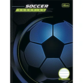 Caderno de Caligrafia Brochura Capa Dura 40 Folhas Azul Champion Score Tilibra