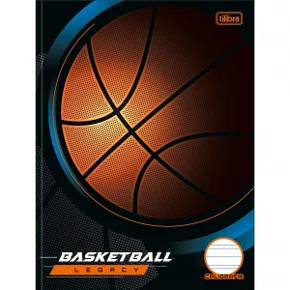 Caderno de Caligrafia Brochura Capa Dura 40 Folhas Preto Legacy Score Tilibra