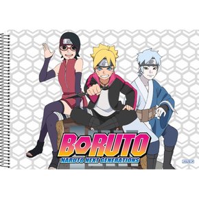 CADERNO DESENHO CD.60FLS SD NARUTO SHIPPUDEN