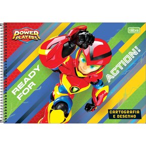 Caderno de Desenho CD 80fls Vermelho Sonic Tilibra - Welban