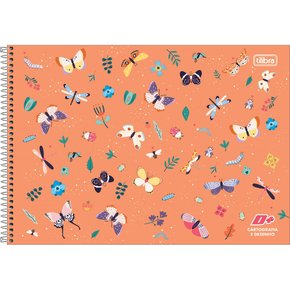 Caderno de Desenho CD 96fls Rosa Xadrez D+ Tilibra - Welban