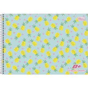 Caderno de Desenho CD 96fls Cinza e MotoCross D+ Tilibra - Welban