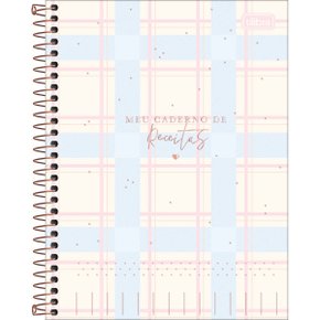 Caderno de Receitas 80 Folhas Azul Soho
