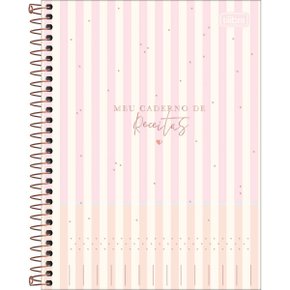 Caderno de Receitas 80 Folhas Rosa Soho