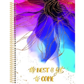Caderno Espiral 1/4 Capa Dura 80Fls Branco The Best Mulher São Domingos
