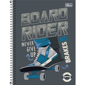 Caderno Espiral Univ CD 80fls Skate Tilibra