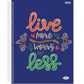 Caderno Espiral Univ CD 80fls Azul Bom D+ São Domingos