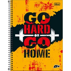 Caderno Espiral Universitário Capa Dura 200 Fls Amarelo Hard D+ Tilibra