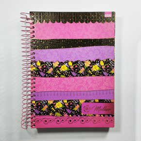 Caderno Espiral Univ CD 300fls Rosa Love Pink Tilibra