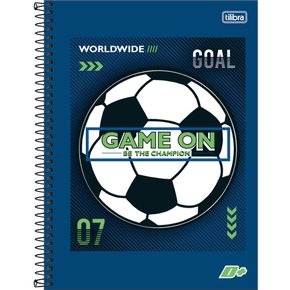 Caderno Espiral Universitário Capa Dura 320 Folhas Game On D+ Tilibra