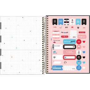 Caderno Espiral Univ CD 80fls Branco Boruto São Domingos - Welban