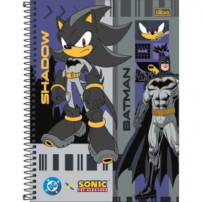 Caderno Espiral Universitário Capa Dura 80 Folhas Preto Shadow Sonic Tilibra