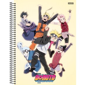 Caderno Espiral Univ CD 80fls Hokages Naruto São Domingos - Welban