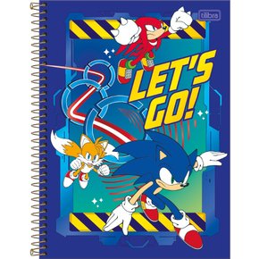 Caderno de Desenho CD 80fls Vermelho Sonic Tilibra - Welban