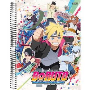 Caderno Espiral Univ CD 80fls Hokages Naruto São Domingos - Welban