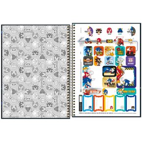 Caderno Espiral Univ CD 80fls Kurama Naruto São Domingos - Welban